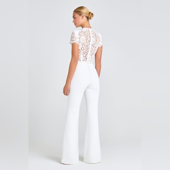 Nadine Merabi Hattie White Jumpsuit - Picture 8 of 8